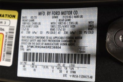 2025 Ford Bronco Sport Heritage Demo