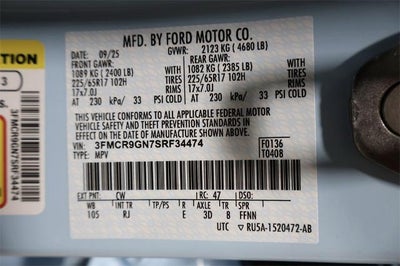 2025 Ford Bronco Sport Heritage Demo