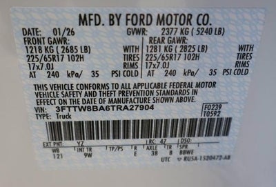 2026 Ford Maverick XL