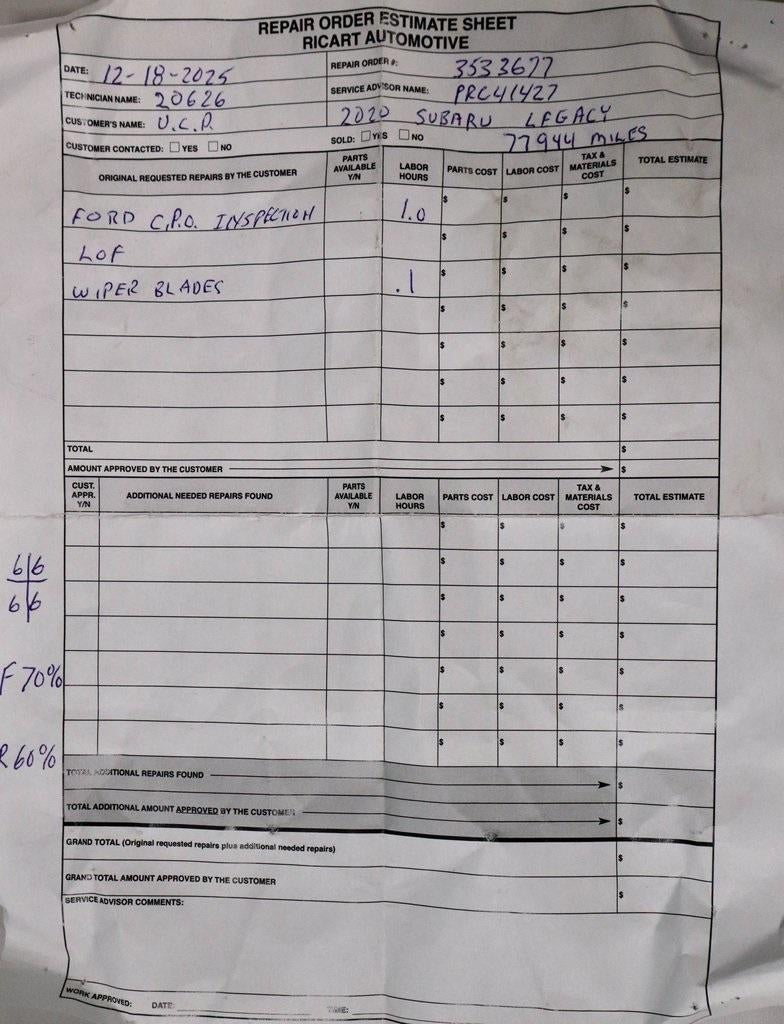 2020 Subaru Legacy Premium