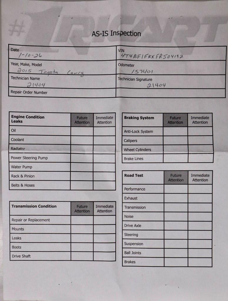 2015 Toyota Camry SE
