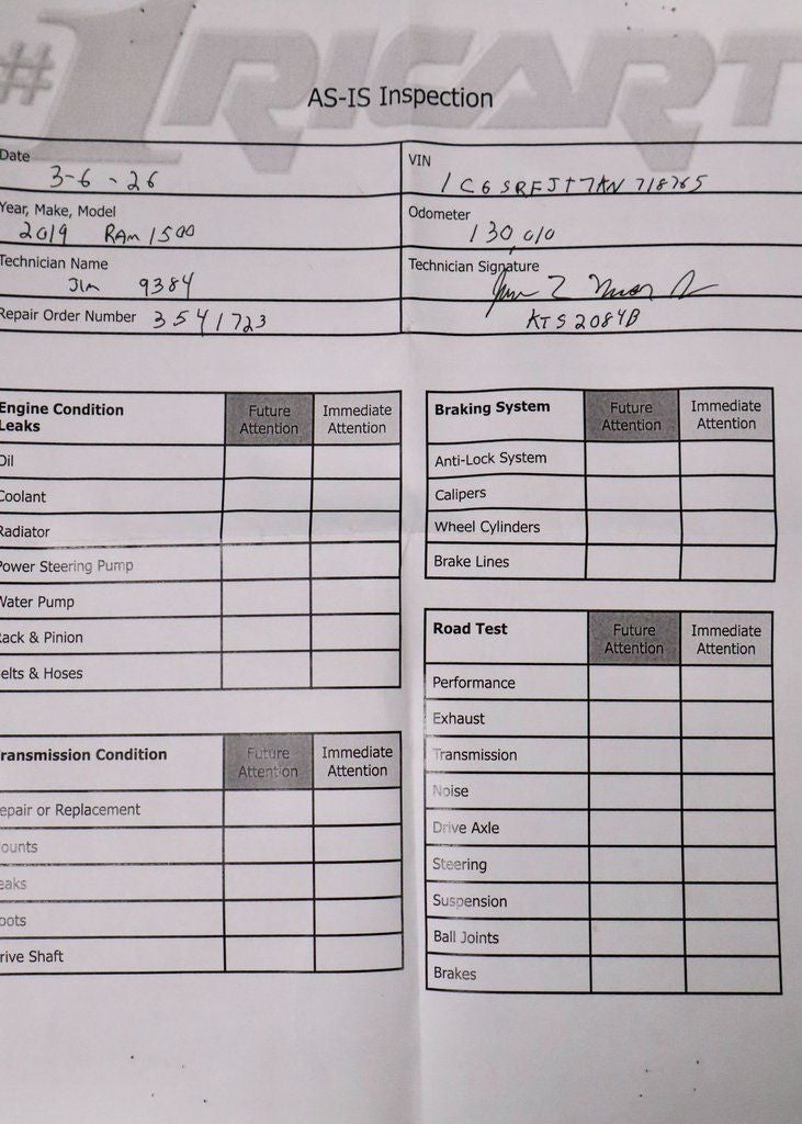 2019 RAM 1500 Laramie