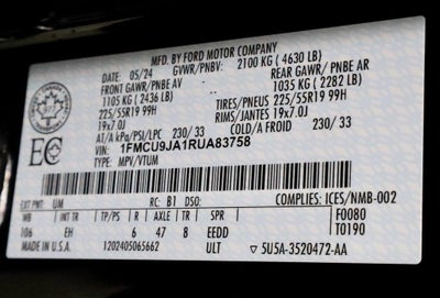 2024 Ford Escape Platinum