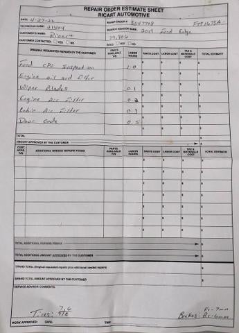 2019 Ford Edge Titanium