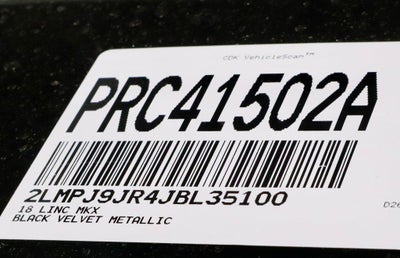 2018 Lincoln MKX Black Label