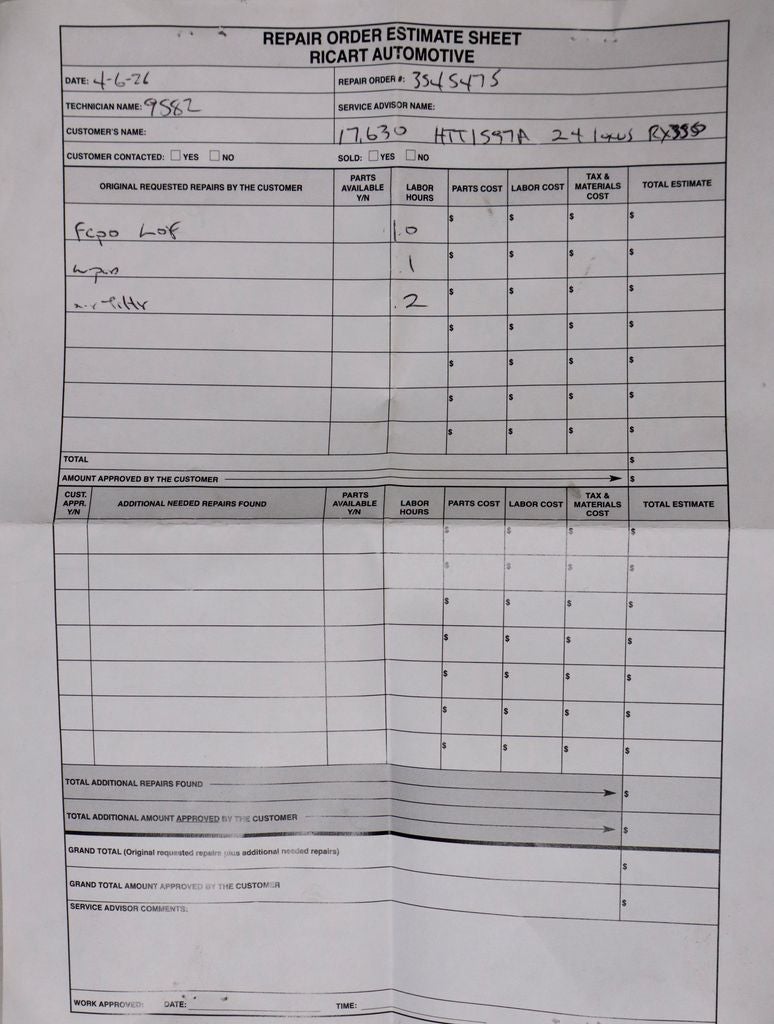 2024 Lexus RX 350 350 Luxury