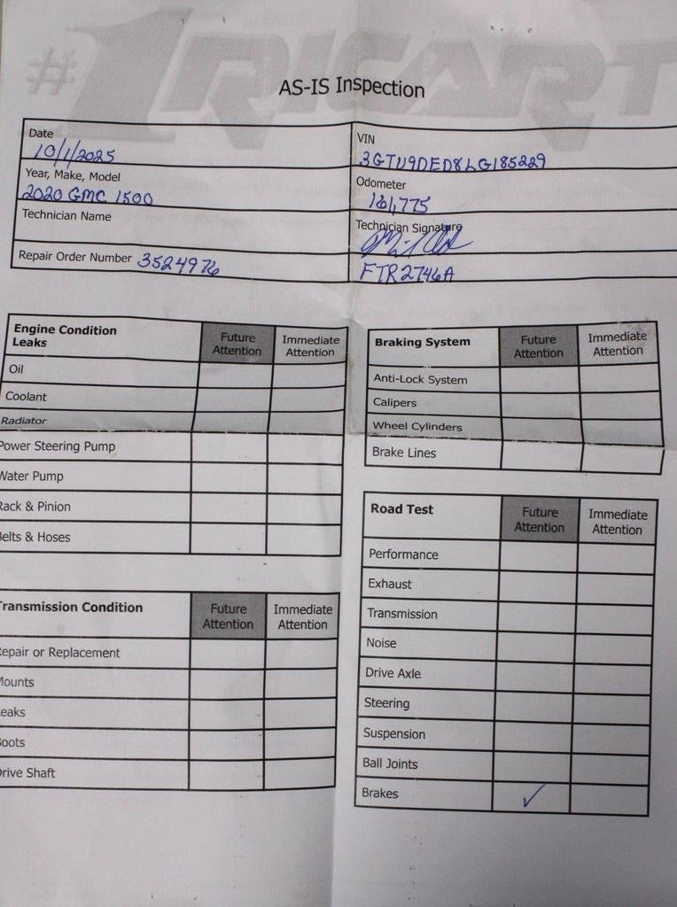 2020 GMC Sierra 1500 SLT