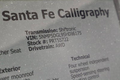 2025 Hyundai SANTA FE Calligraphy