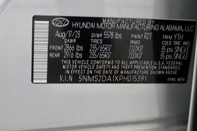 2023 Hyundai SANTA FE Hybrid Blue