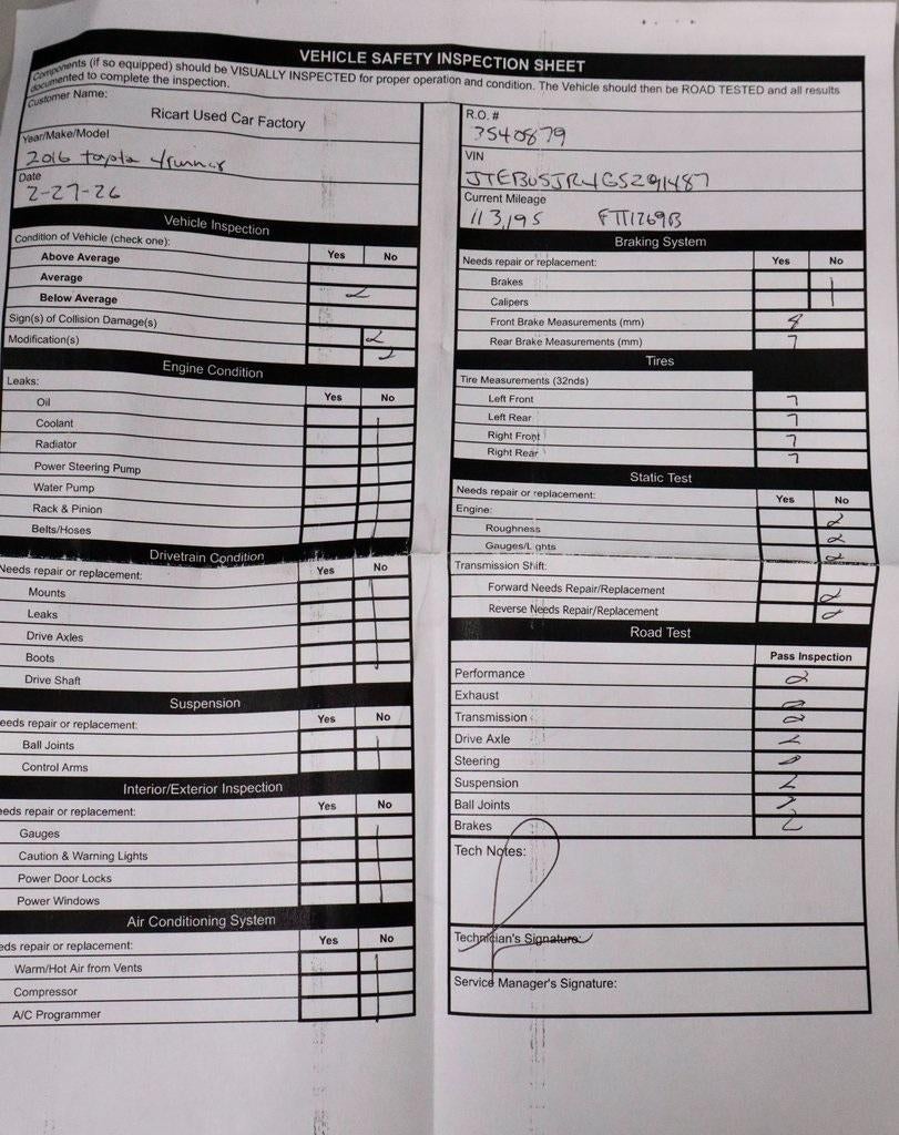 2016 Toyota 4Runner TRD Pro