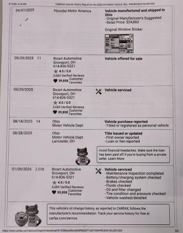 2025 Hyundai VENUE SEL