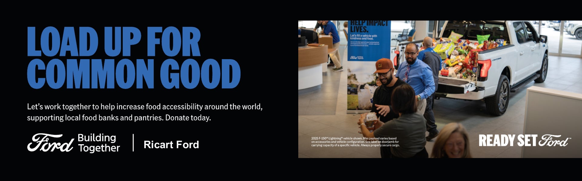 Ford Building Together food drive supporting local food bank