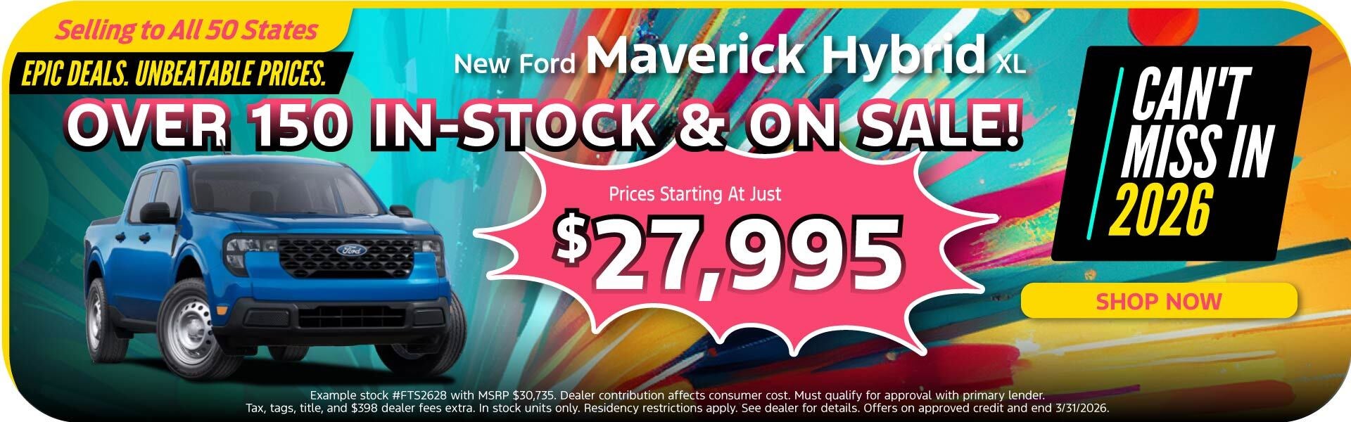 New Ford Maverick Hybrid XL
