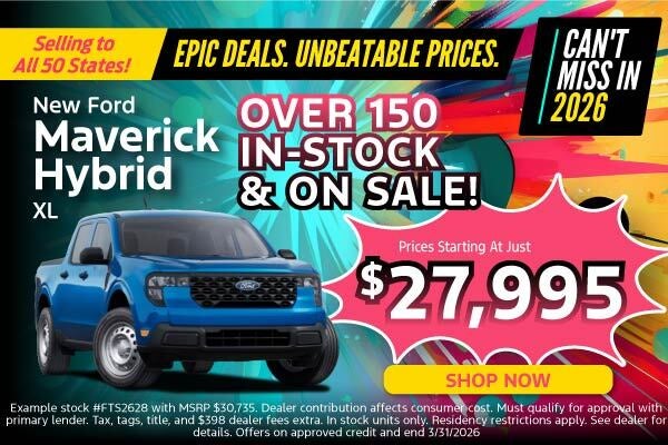 New Ford Maverick Hybrid XL