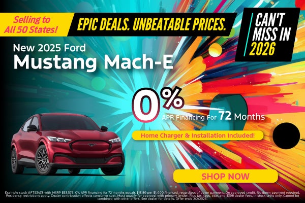 New 2025 Ford Mustang Mach-E