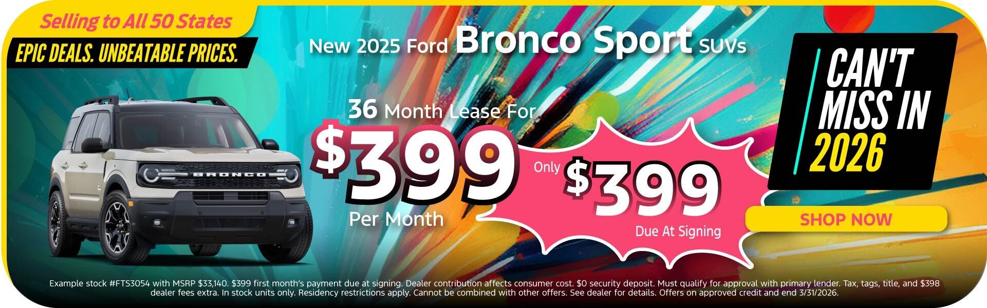 New Ford Bronco Sport SUVs