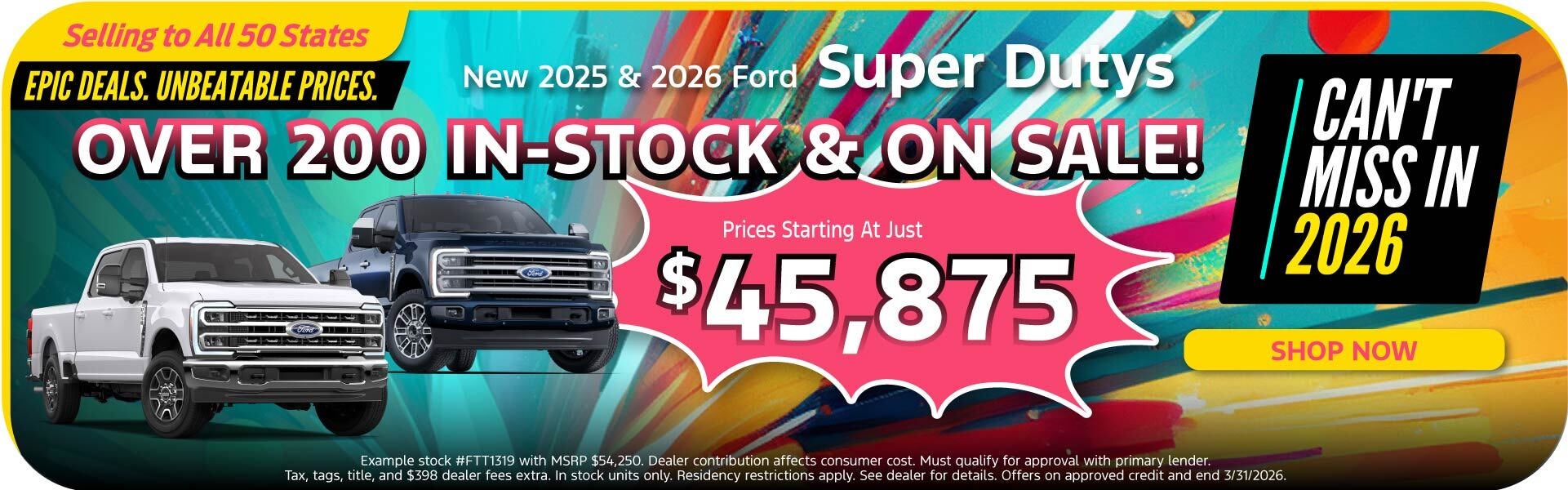 NEW Ford Super Dutys