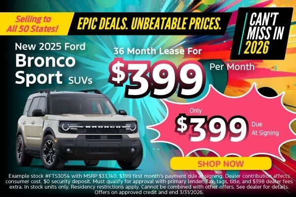 New Ford Bronco Sport SUVs