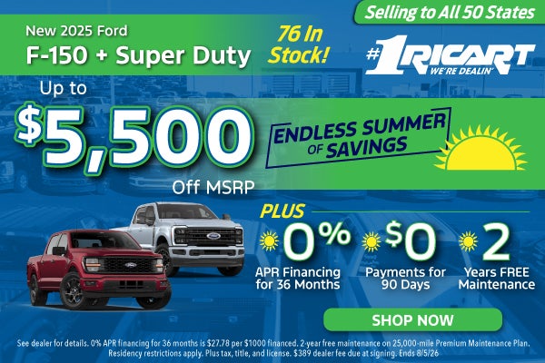 New 2026 Ford F-150 + Super Duty