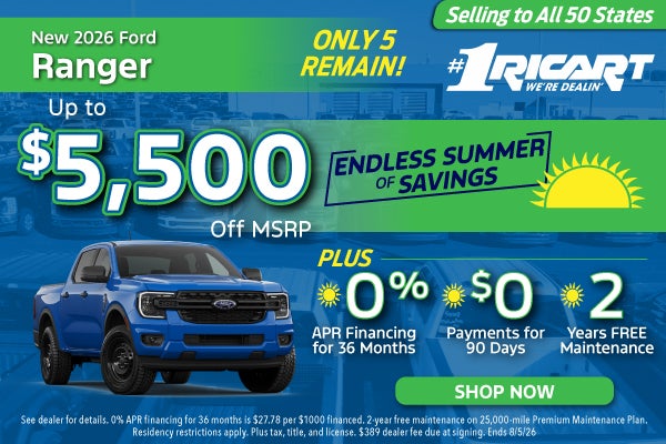 New 2026 Ford Ranger