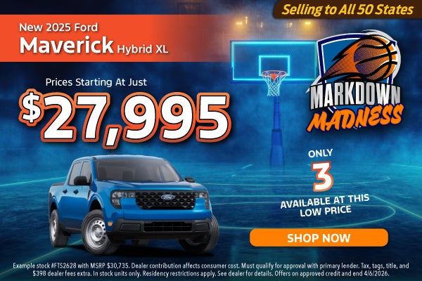 New Ford Maverick Hybrid XL