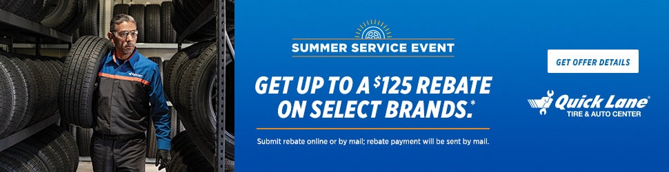 Get up to $125 Rebate on Select Tire Brands at Ricart Ford in Groveport, OH