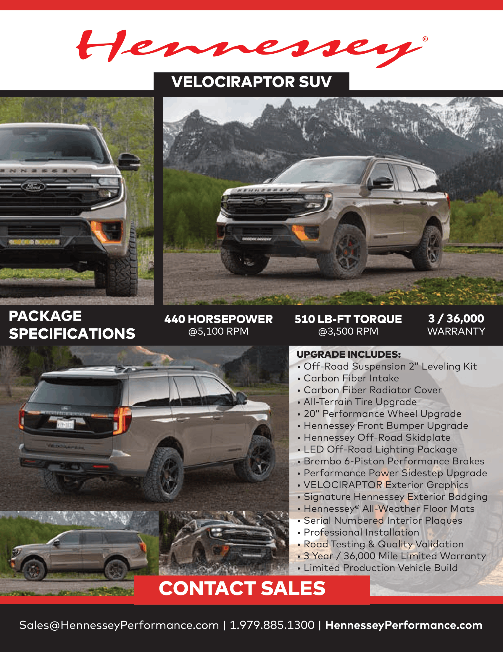 Ford Hennessey Velociraptor Brochure