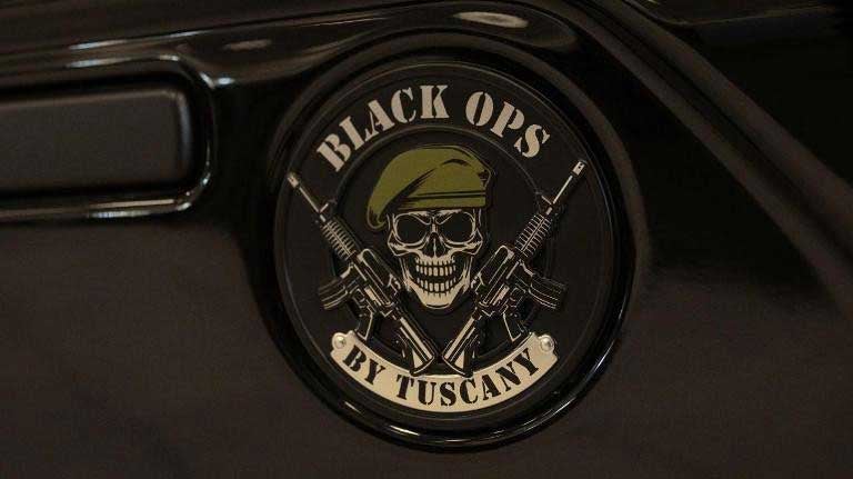 Black OPS by Tuscany logo
