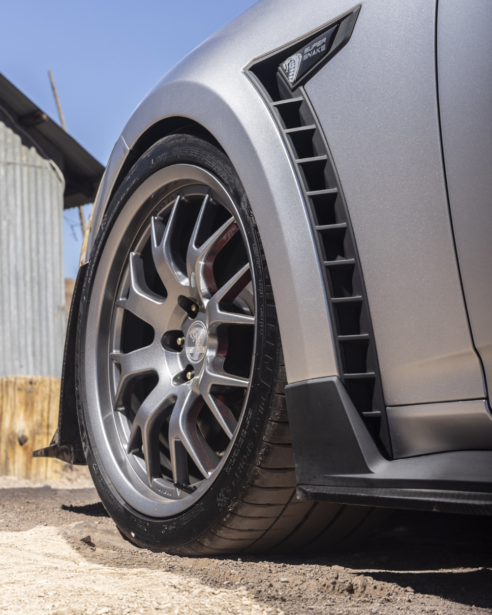 Wheel Mounted on Vehicle